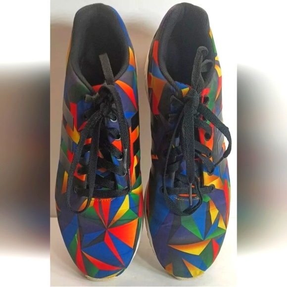 Adidas ZX Flux Geometric  Sneakers/Trainers 👟 Size 10.5 - Picture 6 of 11